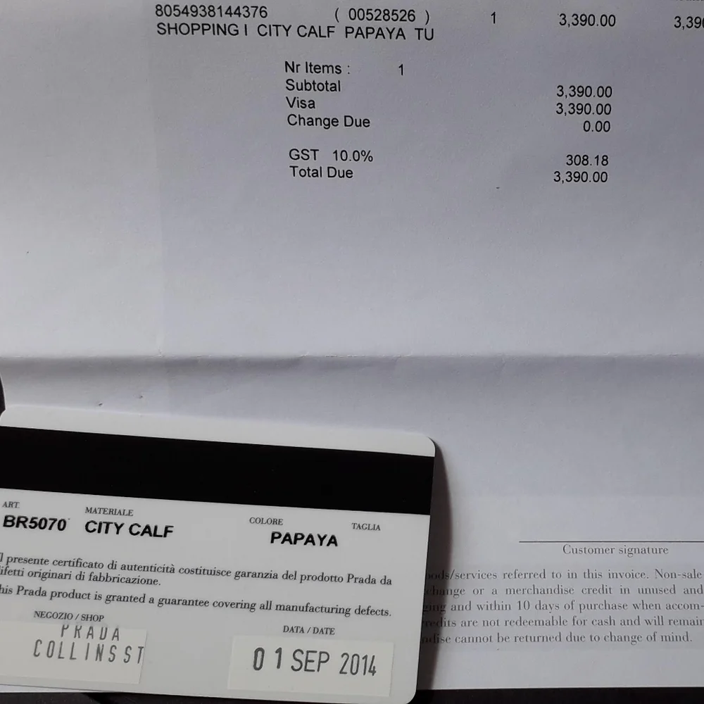 COPY - Authentic Prada double bag - Picture 4 of 16